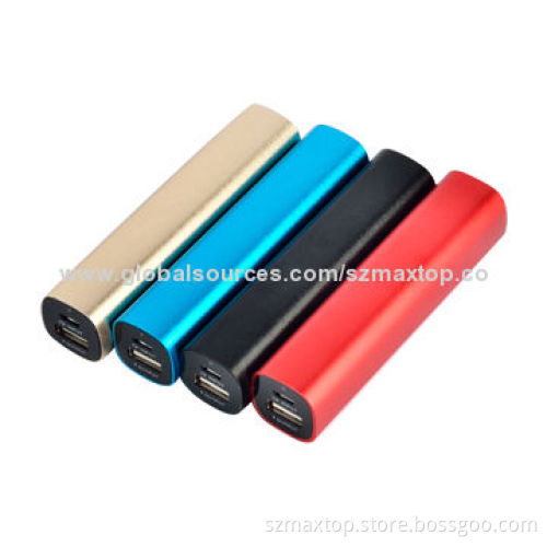 Portable Power Bank Charger, with Color Options, 2,200mAh Battery Capacity, CE, FCC, RoHS
